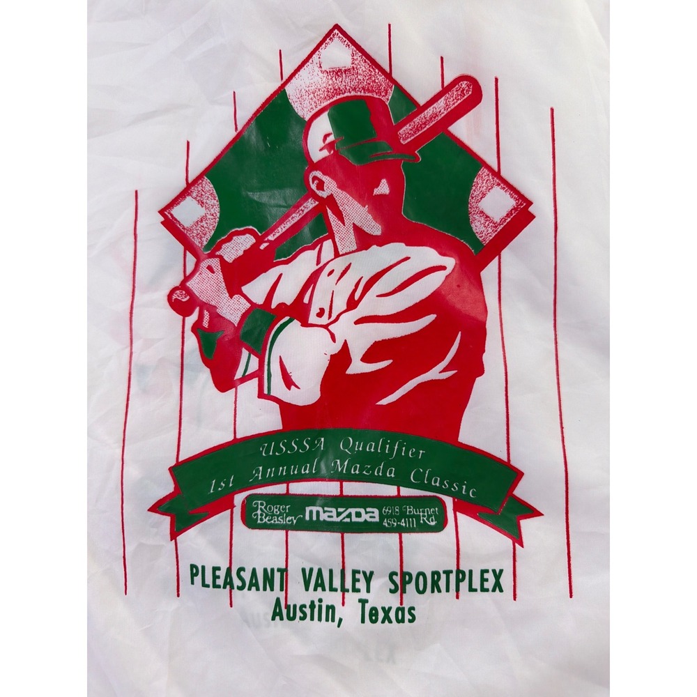VTG 90s Pleasant Valley Sportplex Austin Texas Baseball Jacket XL Made In USA